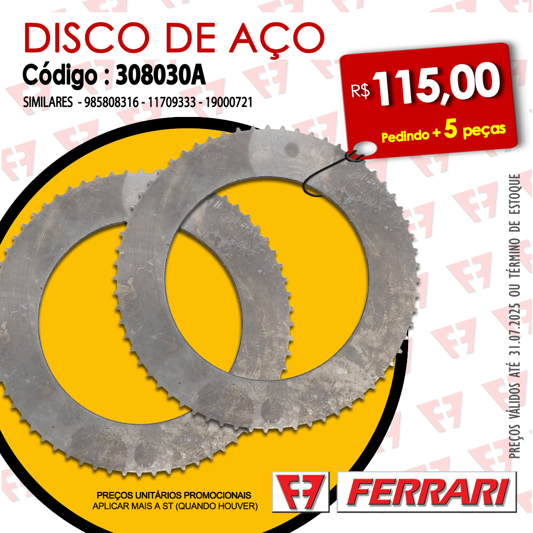 DISCO DE AÇO
